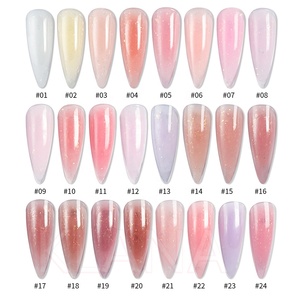 เจลกาวต่อเล็บ KLANA Glitter Rubble Builder Gel 30 กรัม สีใสผสมกลิตเตอร์ 24 สี ไม่มีฟองอากาศ ติดทนนาน เจลอเนกประสงค์ ชุดต่อเล็บสำหรับร้านเสริมสวย - Product Image 2