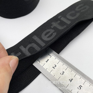 Cinta Elástica con Alfabeto Grabado, Estilo Deportivo, Accesorios para Prendas, Spandex, Poliéster, Nailon - Product Image 3