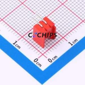 W200110K-2PR2123 Wire-to-Board Pin Header Bent Lead Through Hole,P=2mm Connector 1x2P 2mm Right Angle Insert HY - Product Image 2