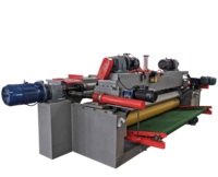 Mesin Pengupas Veneer Inti Kayu 4ft 8ft dengan Motor Pompa PLC Gearbox untuk Produksi Kayu Lapis