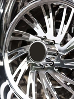 Jantes en alliage forgé chromées à rebord profond 26x14 26x16 24x12 24x14 pour F150 Silverado1500 8x180 8x165.1 8x200 8x170 Super Load Custom