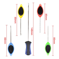 Kit d'aiguilles à appât pour carpes personnalisé, ensemble de 5 aiguilles à bec, aiguille à bec pour pop pot, aiguille à coudre, outil de fabrication d'appâts pour carpes, accessoires de pêche