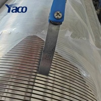 Tuyau de filtration haute résistance avec écran spécial pour le contrôle du sable et la protection des murs, à fentes stabilisées et gainé de fil