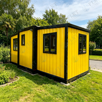 Maison conteneur extensible étanche à faible entretien FLKT, garantie 2 ans, directement de l'usine, maison préfabriquée moderne et portable