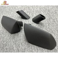 TYPE-Couvercle de rétroviseur latéral en fibre de carbone mat pour Lambo Aventador LP700 2011-2015 Capuchon de rétroviseur arrière en carbone Pièces de voiture
