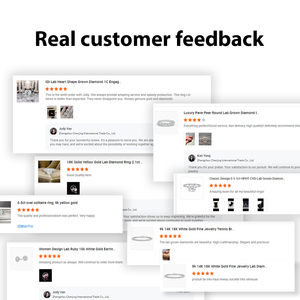แหวนเพชรแฟนซีสีเหลือง ได้รับการรับรองจาก IGI เพชร CVD สังเคราะห์รูปทรงลูกแพร์ รูปไข่ รูปทรงเรเดียนท์ รูปทรงปรินเซส เพชรแฟนซีทรงต่างๆ เพชร HPHT แบบเม็ดเดี่ยว - Product Image 5