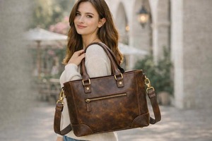 Bolso de Mano de Diseño en Cuero Genuino de Primera Calidad para Mujer, Estilo Elegante y Moderno para Uso Diario, Disponible para la Venta - Product Image 5