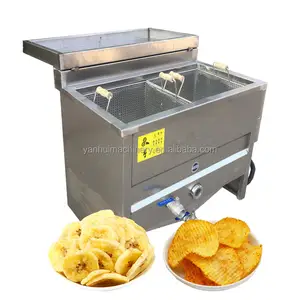 Industrial Use Semi or Fully Automatic Chicken Nugget Frying Machine Deep Fryer