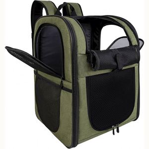 Muestra gratuita de transportín para mascotas para gatos y perros pequeños, bolsa de viaje con ventilación adecuada, 5 ventanas de malla, 3 entradas - Product Image 5