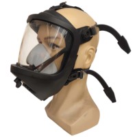 Masque respiratoire à oxygène CCBA 2026, ignifuge, flexible, intégral, avec harnais de tête, équipement médical en silicone pour la lutte contre les incendies