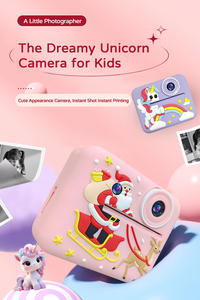 Cámara Instantánea Pequeña y Linda para Niños, Azul, Morado, Rosa, Impresión Térmica HD de 1080P con Papel Fotográfico Incluido, Regalo Creativo - Product Image 5