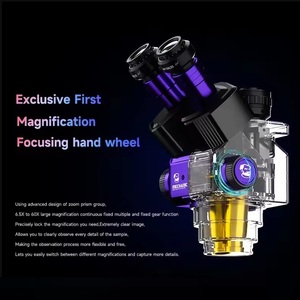 <span class=keywords><strong>Microscope</strong></span> trinoculaire pour réparation de téléphones portables Mechanic ROBOT 6560T pour soudure de cartes mères et de circuits imprimés - Product Image 3