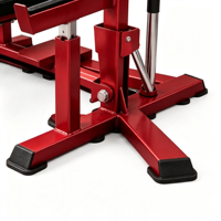 Machine à flexions de jambes réglable professionnelle BJ6005 avec pile de poids de 150 kg pour l'entraînement en salle de sport