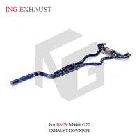 ING Usine Titane Tuyau D'échappement Silencieux Valve Catback Échappement Électronique pour BMW M440i G22 avec Tuyaux D'échappement De Voiture De Haute Qualité