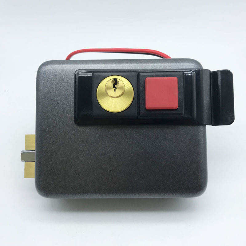Brass Cylinder Electric Security Rim Gate - Smart Locks