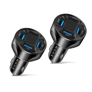 <span class=keywords><strong>Cargador</strong></span> <span class=keywords><strong>de</strong></span> coche USB <span class=keywords><strong>de</strong></span> carga rápida 4 en 1 universal, 4 puertos, adaptador <span class=keywords><strong>de</strong></span> <span class=keywords><strong>cargador</strong></span> <span class=keywords><strong>de</strong></span> teléfono móvil <span class=keywords><strong>para</strong></span> coche Qc 3,0 <span class=keywords><strong>para</strong></span> iPhone 13 12 <span class=keywords><strong>Xiaomi</strong></span> Samsung - Product Image 3