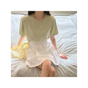 Best Choice Daily Look Camiseta Venta caliente Buena calidad Manga corta Verano Algodón Span Camiseta básica de manga corta - Product Image 2