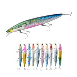 เหยื่อตกปลาทะเลแบบลอยน้ำ ขนาด 14.5 ซม./27 กรัม สำหรับตกปลาทะเลน้ำเค็ม ทำจากพลาสติก ABS ใช้สำหรับตกปลาทะเลในทะเลสาบ - Product Image 1