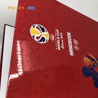 Carpeta de archivos gruesa de cartón duro impresa personalizada con carpeta de anillas en el interior para almacenamiento de documentos y regalos para eventos