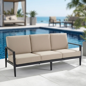 Juego de Muebles de Jardín de Mimbre, Resistentes al Agua y a los Rayos UV, Listos para Enviar - Product Image 1