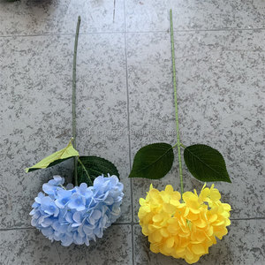 L-637 Siêu Sao Chất Lượng Cao Tú Cầu Hoa Duy Nhất Lớn Hoa Giả Trắng Nhân Tạo Tú Cầu Cho Đám Cưới Trang Trí - Product Image 6