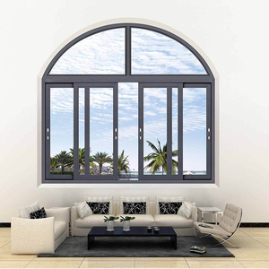 Fenêtre coulissante à coupure thermique LML Fenêtres de style européen Pistes de serrage en verre en acier <span class=keywords><strong>Baie</strong></span> d'affichage Conception en aluminium Fenêtre coulissante - Product Image 2