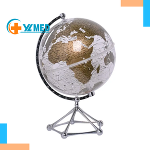 Globo Solar de Metal de alta definición de 20cm, globo giratorio mundial, soporte decorativo para oficina <span class=keywords><strong>ambiental</strong></span>, regalo para profesores para geografía - Product Image 1