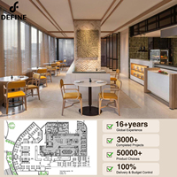 Ensembles de meubles de restaurant de luxe en gros, mobilier de salle à manger commercial sur mesure, tables et chaises modernes pour hôtels et restaurants