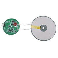 Module PCBA de chargeur sans fil à bobine unique QI2, service OEM ODM, carte de charge sans fil pour brosse à dents électrique et appareil de beauté
