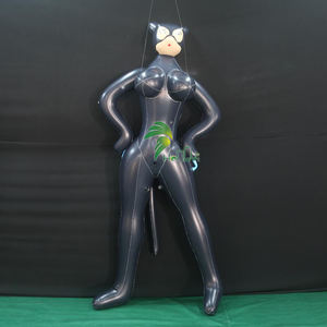 Fille noire <span class=keywords><strong>gonflable</strong></span> en PVC brillant Hongyi <span class=keywords><strong>homme</strong></span> <span class=keywords><strong>gonflable</strong></span> poupée d'air Hongyi Sph Animation <span class=keywords><strong>gonflable</strong></span> - Product Image 1