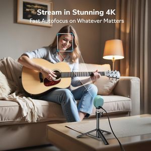 Cámara Web EMEET Piko 4K para Streaming, Cámara Web USB con Clip, Ideal para Streaming, Configuración de Escritorio - Product Image 3