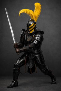 Conjunto de Armadura de Acero de Caballero Barbuta Fundido a Mano, Casco de Guerrero Medieval para Exhibición, Cosplay, Regalo de Recreación Histórica - Product Image 3