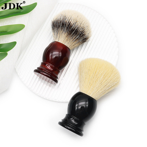 Set da Barba per <span class=keywords><strong>Uomo</strong></span> con Pennello in Setole Sintetiche, Manico in Plastica, Supporto in Acciaio Inox e Ciotola da Barba, Rasoio di Sicurezza per Uso Professionale - Product Image 4