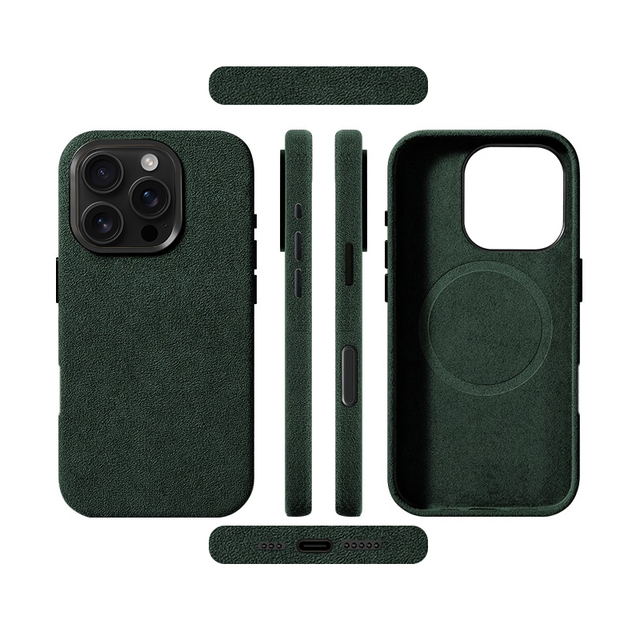 Mobile Phone Case for for 17/16/15/14/13/12 with Magnetic Ring Holder Foldable Design & Hot Stamped Craft