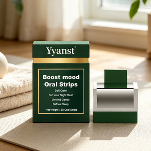 Tiras Orales OEM para Mejorar el Estado de Ánimo, Relajación Suave, Descanso Nocturno Tranquilo, Disolución Rápida, Suplemento Dietético para Dormir, 30 Unidades, Caja de Papel de Lujo - Product Image 6