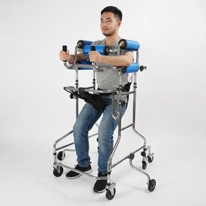 Deambulatore Professionale per Riabilitazione da Ictus ed Emiplegia - Ausilio per la Deambulazione Pieghevole e Resistente per Anziani - Product Image 1