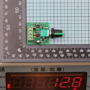 สวิตช์ควบคุมความเร็ว 1.8V 3V 5V 6V 12V 2A รุ่น 1803BK แบบติดตั้งบนพื้นผิว PWM ตัวควบคุมความเร็วมอเตอร์ DC - Product Image 3