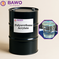 Résine oligomère acrylate d'uréthane UV BW 8532B à durcissement rapide, utilisée pour la gravure laser 3D ou comme apprêt pour placage sous vide
