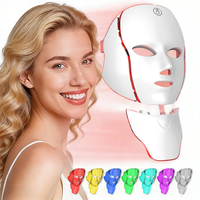 Appareil de beauté facial sur pied avec écran tactile et recharge USB
