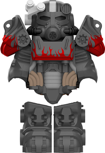 Nouveau BoS jeu T60 puissance armure officiers <span class=keywords><strong>de</strong></span> l'armée soldats Figure mitrailleuse modèle blocs <span class=keywords><strong>de</strong></span> construction enfants jouets cadeaux garçons filles Juguetes - Product Image 5