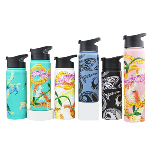 Bouteille d'eau isotherme en acier inoxydable à large ouverture de 32 oz et 40 oz avec couvercle à paille, gourde de sport anti-fuite, tasse de voyage personnalisable en gros - Product Image 1