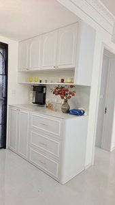 Gabinetes de Cocina Modulares Estilo Shaker, Ensamblables, de Madera Sólida, Puertas y Cajones Personalizados, Encimeras de <span class=keywords><strong>Resina</strong></span> Laminada, Grifo - Product Image 6