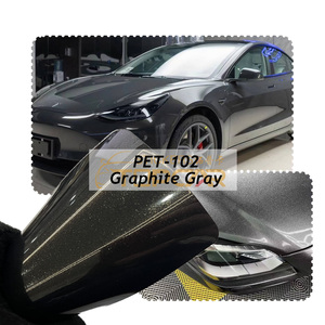 Envoltura de coche de diamante Papel de vinilo Diseño gráfico Material de PVC Función de cambio de color para coches para tiendas de envoltura de coche - Product Image 1