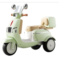 Mini moto électrique à 3 roues pour enfants, jouet télécommandé, scooter à batterie, style moderne pour les jeux en plein air