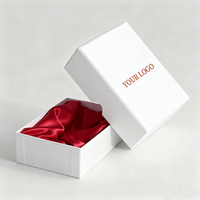 Boîtes cadeaux rigides élégantes personnalisées haut de gamme, écologiques, biodégradables, avec couvercle et base, doublées d'éponge gaufrée, pour épaule et cou