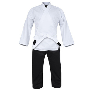 Combinaison de karaté confortable pour l'entraînement et la compétition, respirante, légère, en polyester/coton, durable, uniforme unisexe pour adultes, personnalisable - Product Image 2