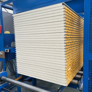 Kamyon gövdesi için 50 70 100mm kargo konteyneri oluklu yan Panel ile PU/PIR yalıtımlı sandviç Panel - Product Image 3