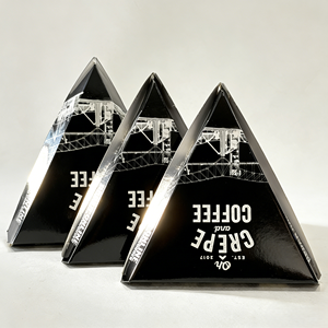 Boîte à pizza en forme de triangle environnement de sécurité alimentaire boîte à pizza usine fabrique des boîtes à pizza en papier personnalisées pour emballage biodégradable - Product Image 4