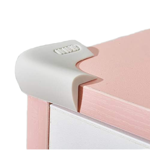 4 Protecteurs d'angle en silicone pour bébé Bords de table adhésifs pour enfants Pare-chocs de meubles de cheminée Protecteurs d'angle - Product Image 1