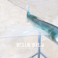Animatronisches Fliegender-Fisch-Modell mit Sprung- und Gleitbewegung für Aquarien, Abenteuerparks, Einkaufszentren, Flughäfen - Innen-/Außenbereich-Nutzung
